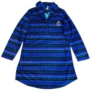 New! Vintage Lauren Ralph Lauren nightgown Aztec Fair Isle women’s size M
